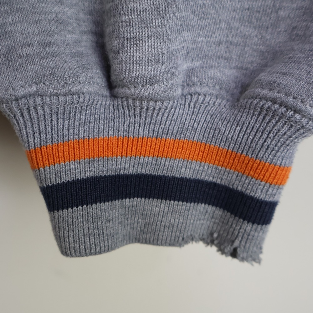 Y2K NFL Chicago Bears Sweatshirt XL Embroidered Grey Cotton Blend - Picture 8 of 12